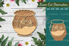 Fish in Bowl Laser Cut Decoration Clipart Bundle