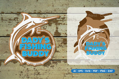 Fishing Dad Lasercut SVG Bundle - CraftNest - Digital Crafting and Art
