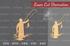 Fishing Laser Cut Decoration Clipart Bundle