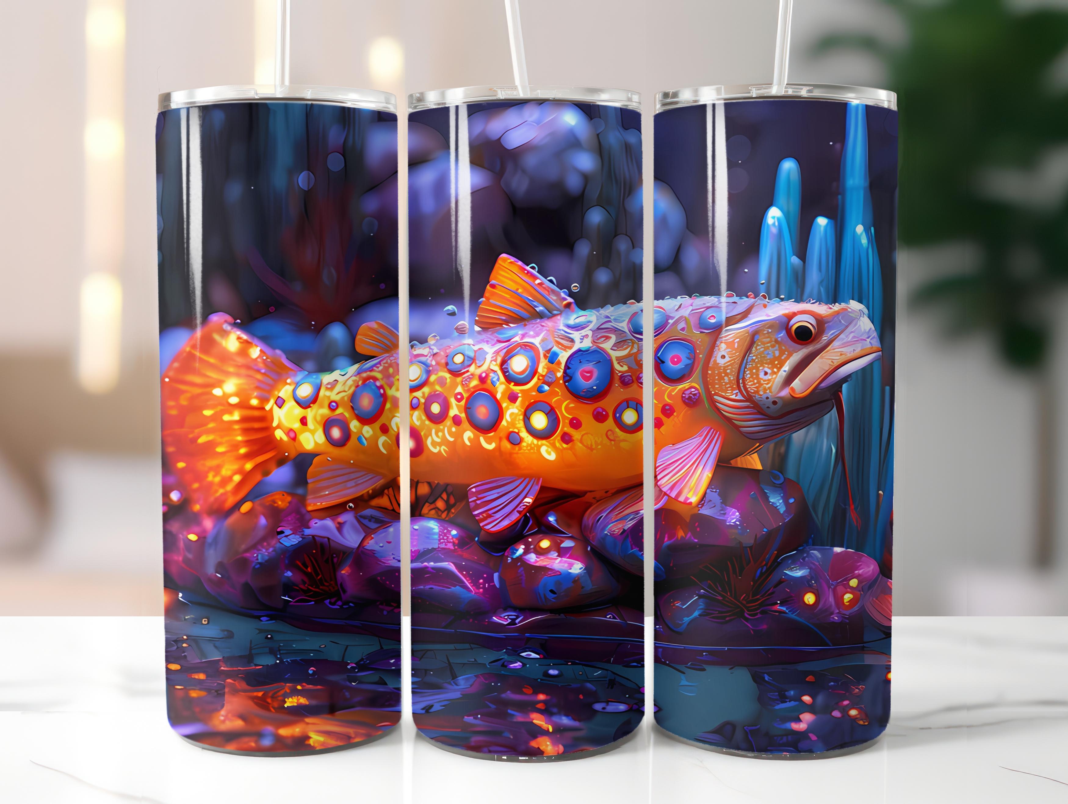 Fishing 1 Tumbler Wrap - CraftNest - Digital Crafting and Art