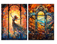 Stained Glass Junk Journal Pages - CraftNest