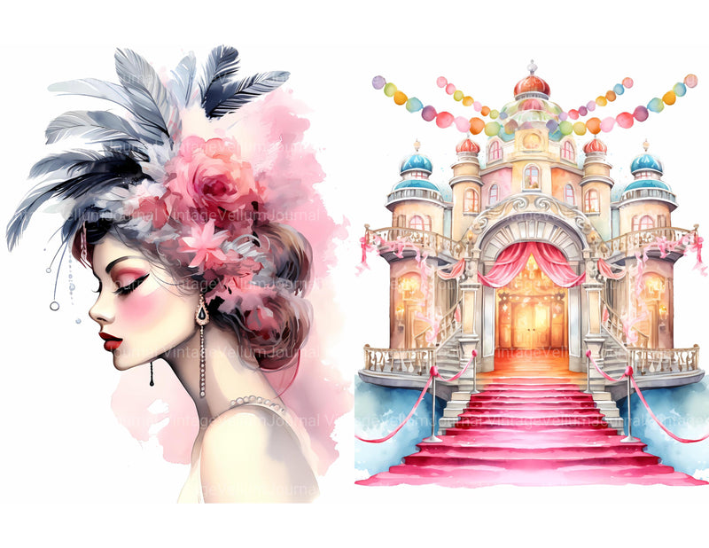 Old Hollywood Junk Journal Pages - CraftNest
