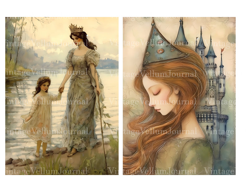 Love Princess Junk Journal Pages - CraftNest