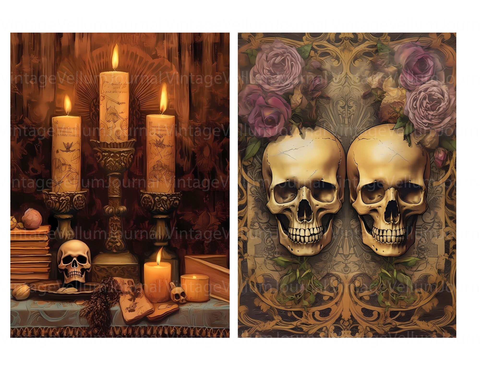 Voodoo Rituals Junk Journal Pages - CraftNest