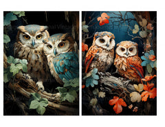 Cute Owls Junk Journal Pages - CraftNest