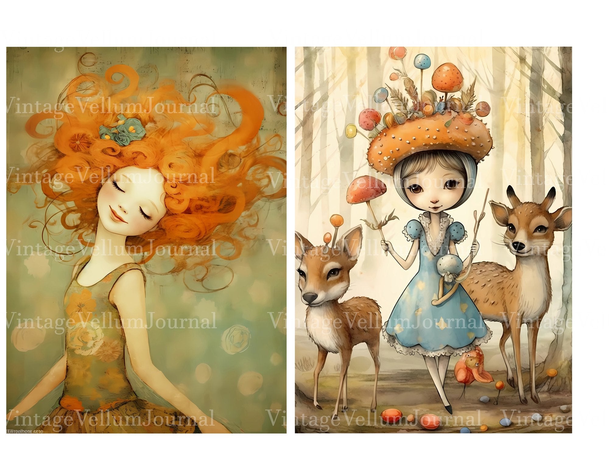 Cute Princess Junk Journal Pages - CraftNest