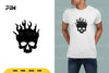Flame Head Skull SVG Bundle