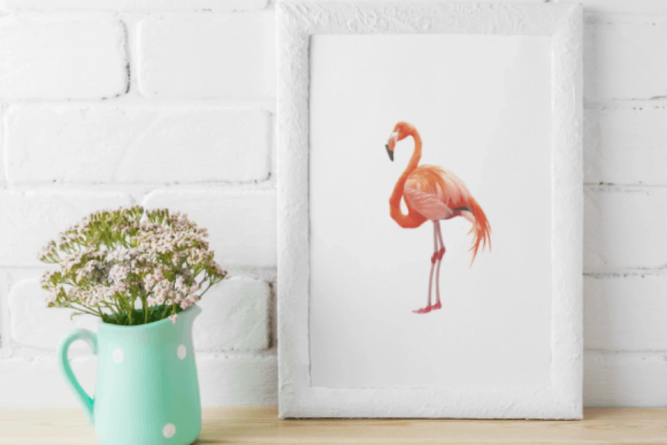 Vibrant Tropical Flamingo Clipart Bundle - CraftNest - Digital Crafting and Art