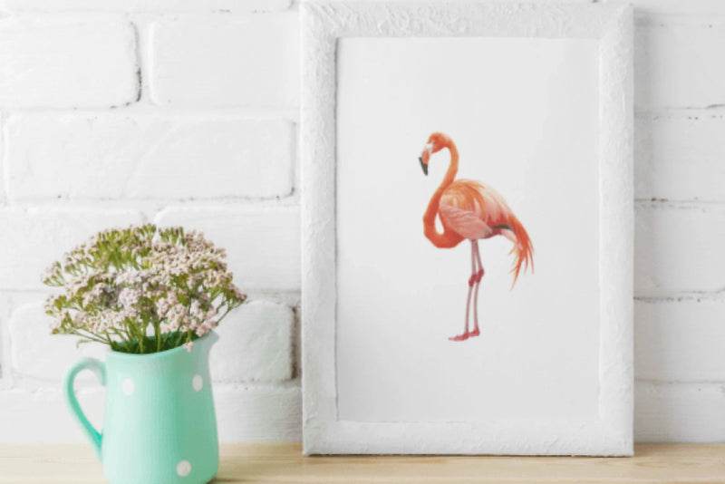 Vibrant Tropical Flamingo Clipart Bundle - CraftNest - Digital Crafting and Art