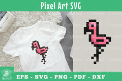 Flamingo Pixel Art Clipart Bundle - CraftNest - Digital Crafting and Art