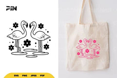 Flamingo SVG Bundle - CraftNest - Digital Crafting and Art