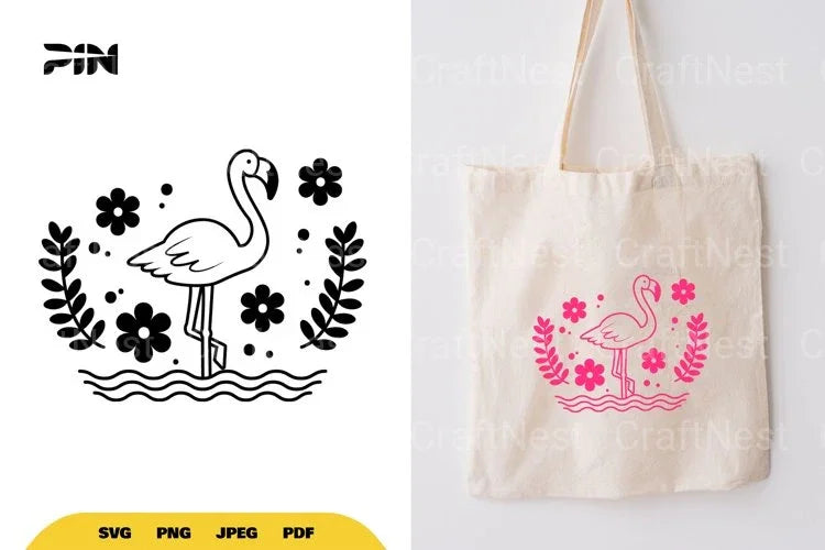 Flamingo SVG Bundle - CraftNest - Digital Crafting and Art