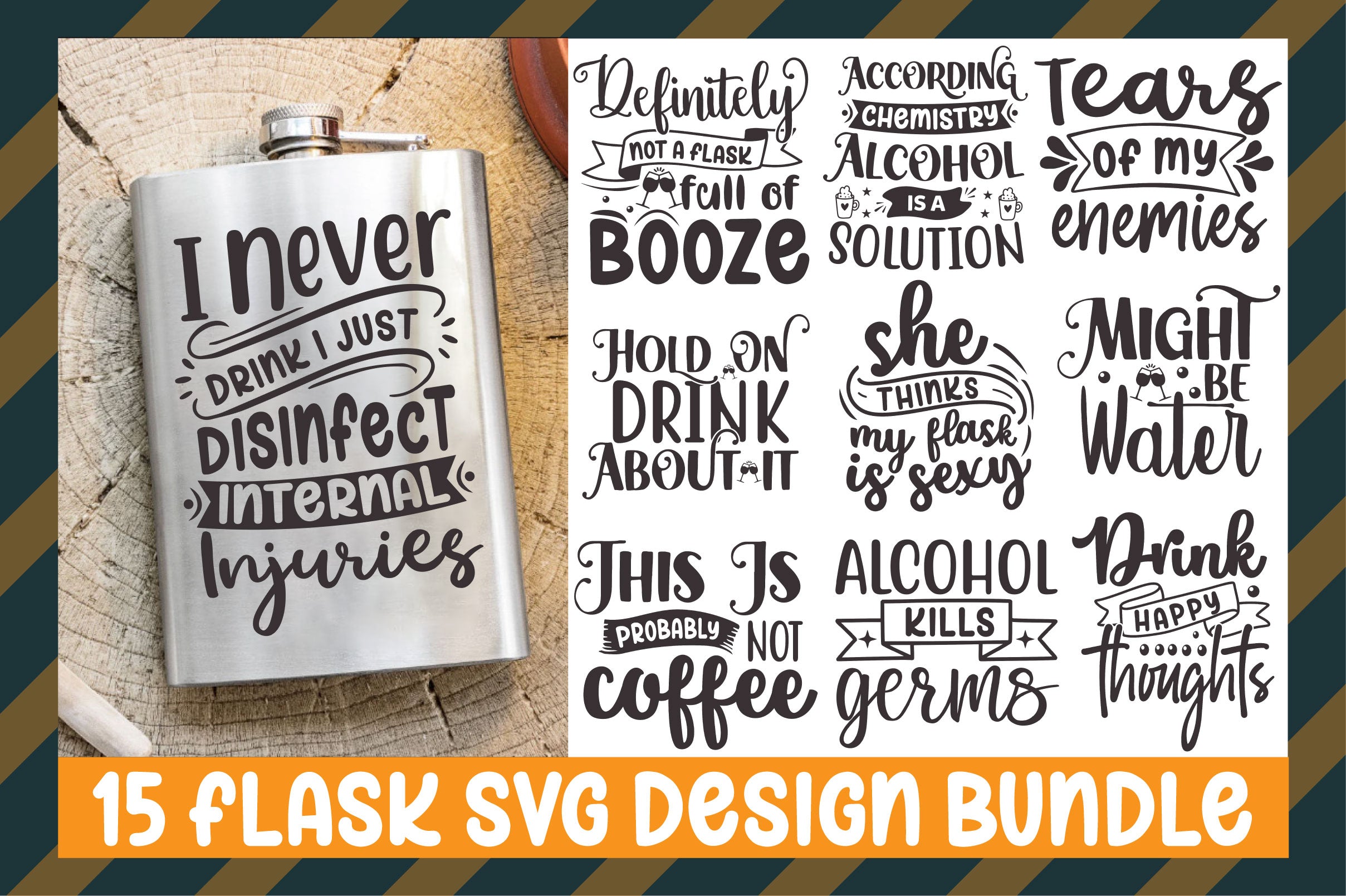 Flask SVG Bundle 2
