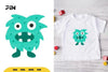Flat Illustration Cute Monster Character Clipart Bundle