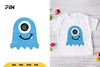 Flat Illustration Cute Monster Character Clipart Bundle