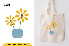 Flat Flower Illustration SVG Bundle - CraftNest - Digital Crafting and Art