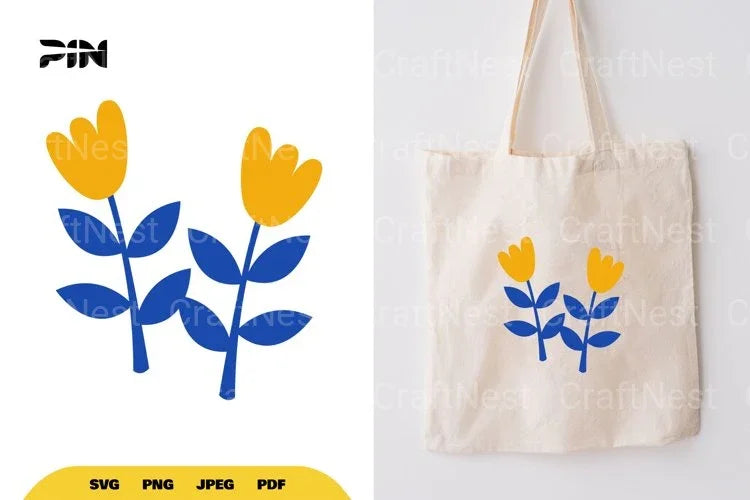 Flat Flower Illustration SVG Bundle - CraftNest - Digital Crafting and Art