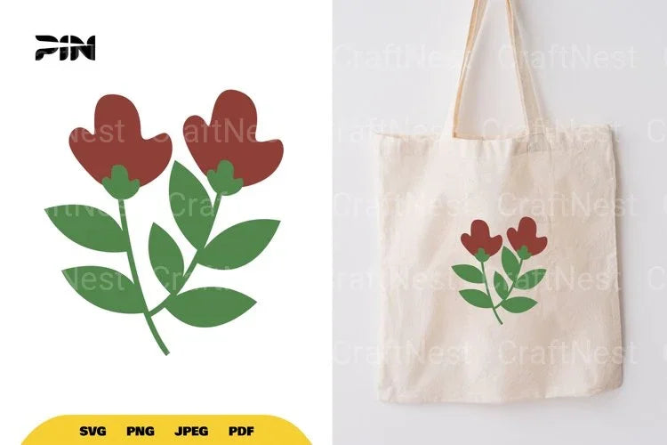 Flat Flower Illustration Clipart Bundle - CraftNest - Digital Crafting and Art