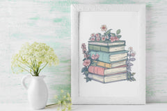 Floral Book Clipart Bundle - CraftNest - Digital Crafting and Art