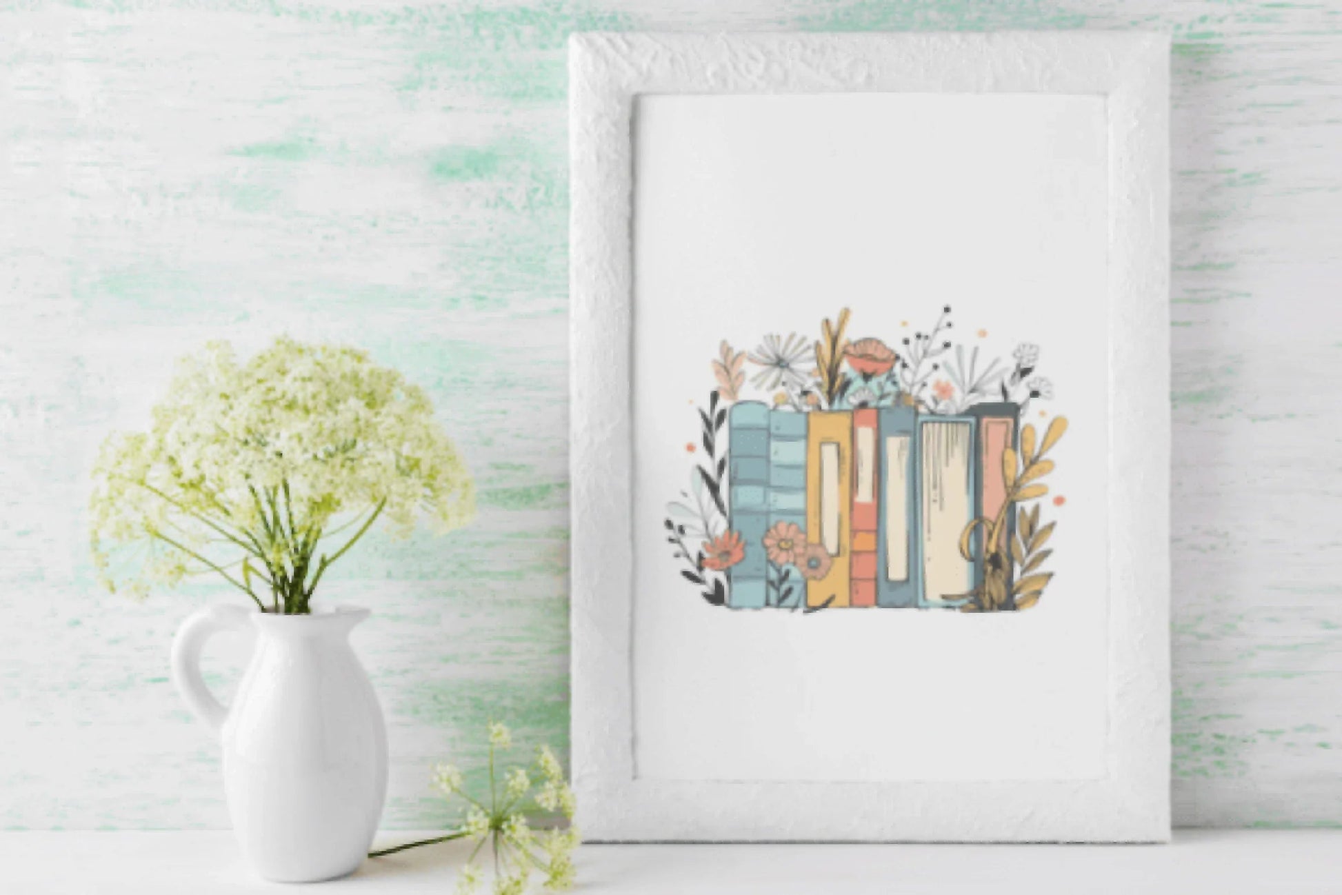 Floral Books Clipart Bundle - CraftNest - Digital Crafting and Art