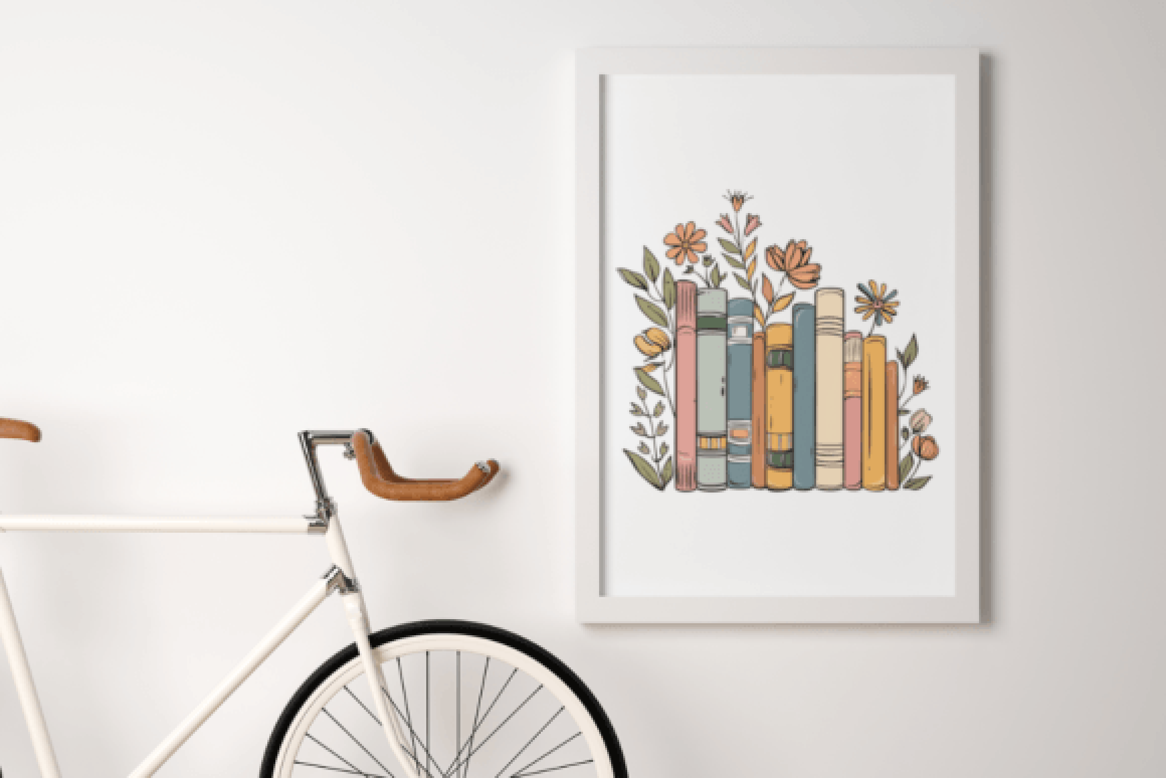 Floral Books Clipart Bundle