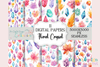 Floral Crystal Seamless Digital Paper