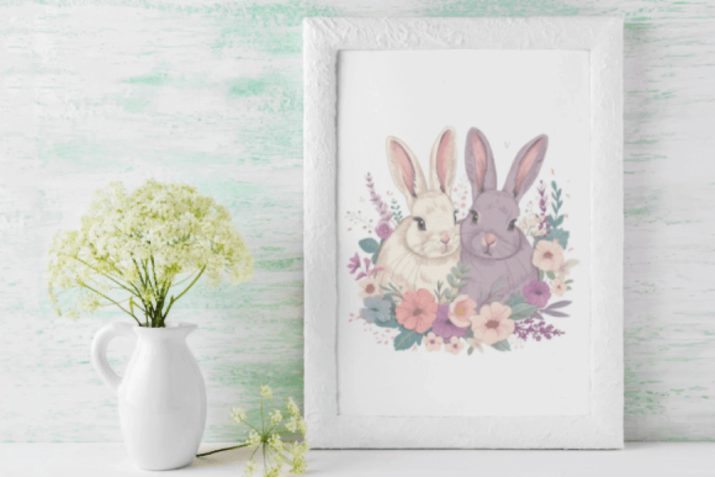 Floral Easter Clipart Bundle - CraftNest - Digital Crafting and Art