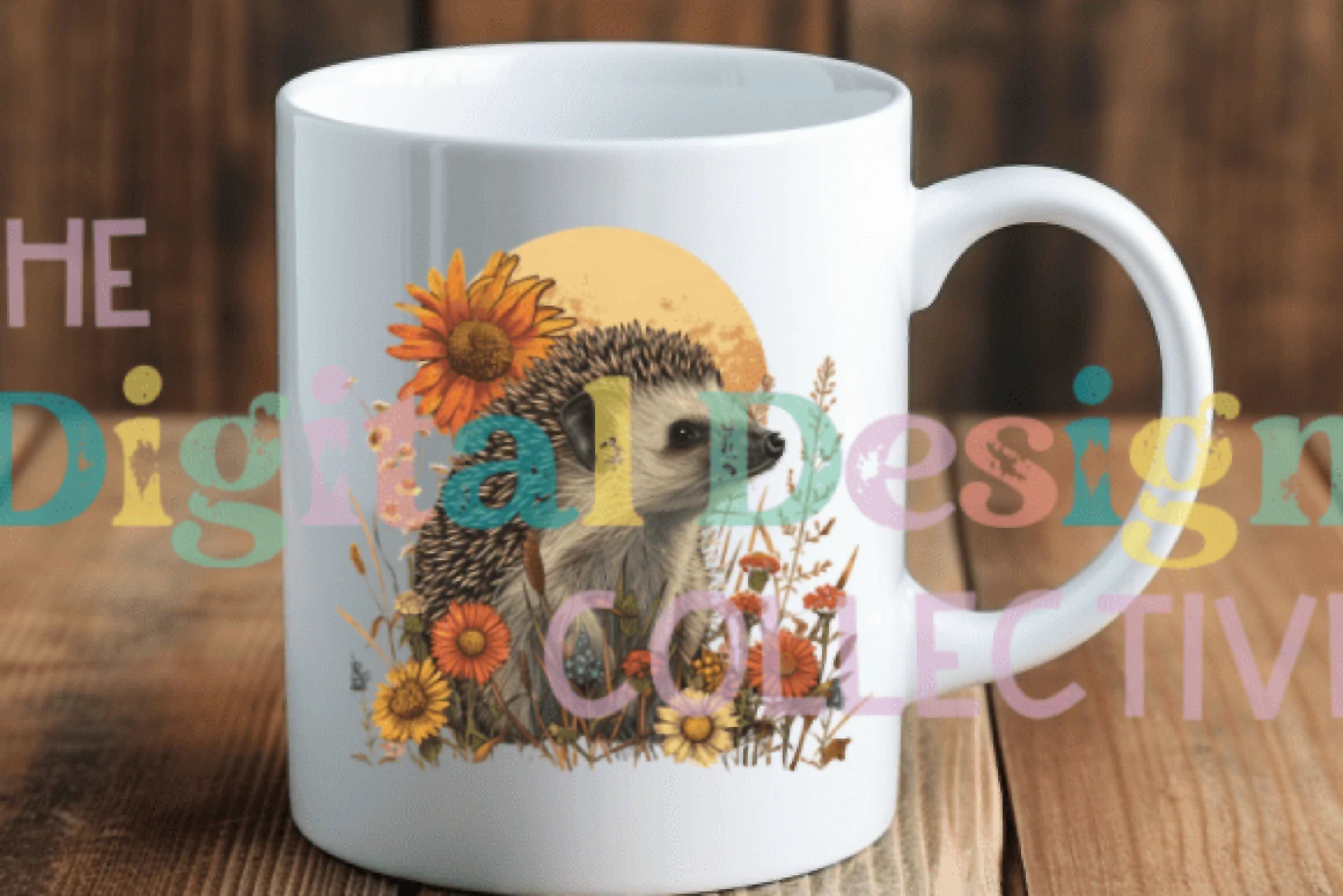 Floral Hedgehog Clipart Bundle - CraftNest - Digital Crafting and Art