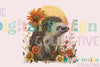 Floral Hedgehog Clipart Bundle
