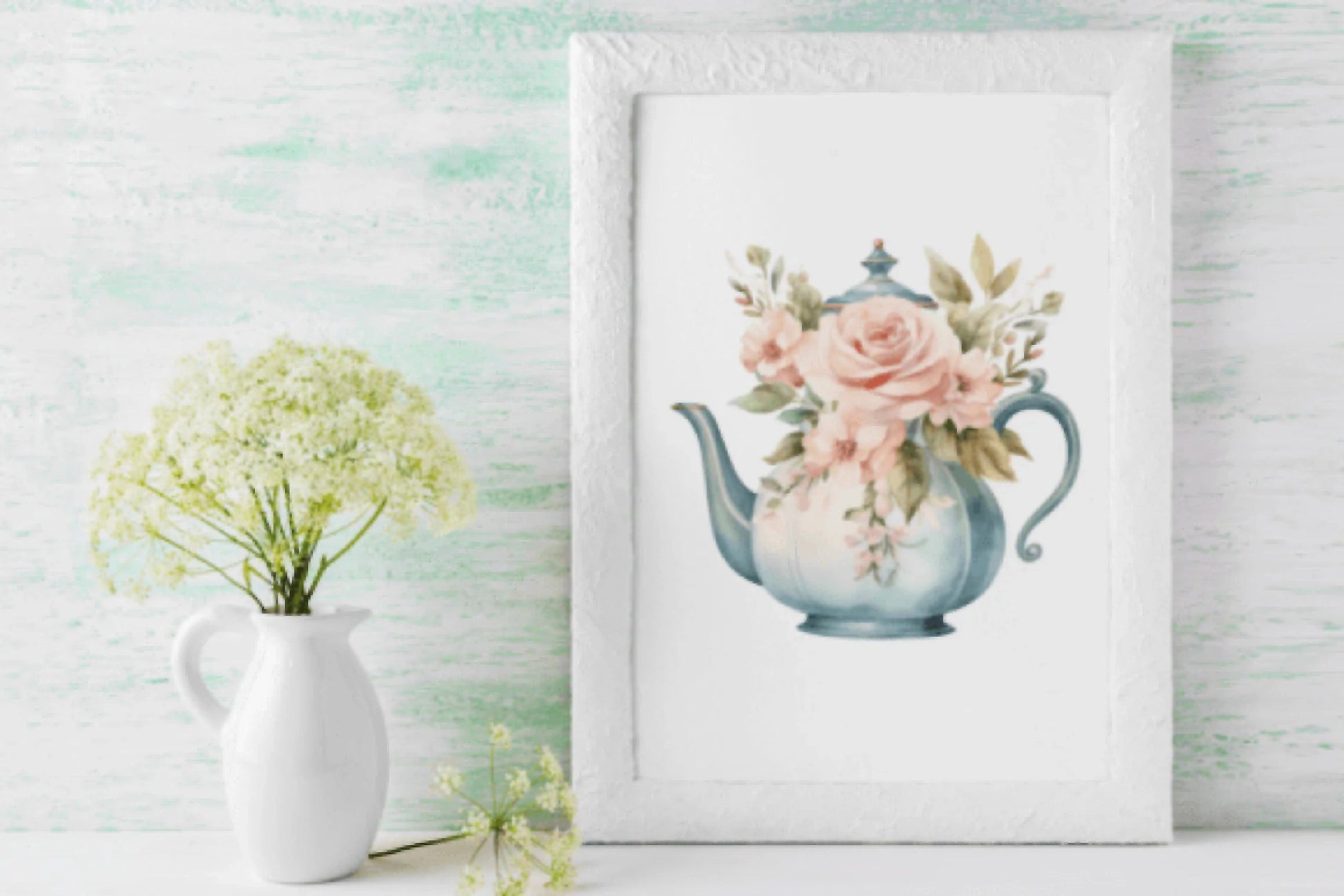 Floral Spring Teapot Clipart Bundle - CraftNest - Digital Crafting and Art