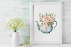 Charming Spring Teapot Clipart Bundle - CraftNest - Digital Crafting and Art