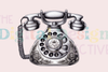 Vintage Floral Phone Illustration Clipart Bundle
