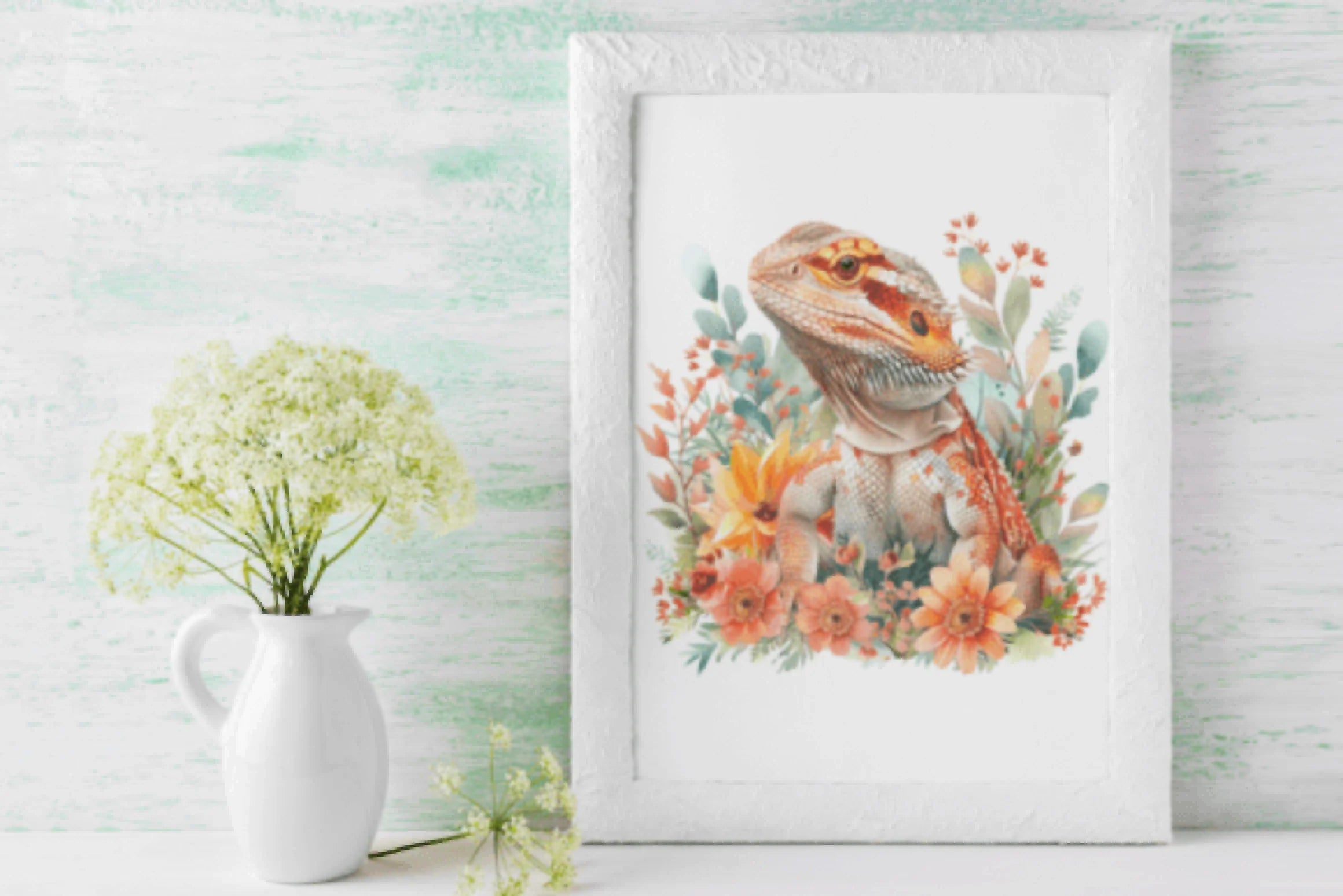Bearded Dragon Art Clipart Bundle - CraftNest - Digital Crafting and Art