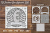 Floral Alphabet Shadow Box - Letter E Clipart Bundle