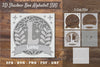 Floral Alphabet Shadow Box - Letter L Clipart Bundle