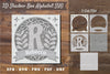 Floral Alphabet Shadow Box - Letter R Clipart Bundle