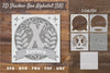 Floral Alphabet Shadow Box - Letter X Clipart Bundle