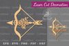 Floral Arrow Laser Cut Decoration Clipart Bundle