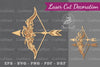 Floral Arrow Laser Cut Decoration Clipart Bundle