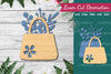 Floral Bag Laser Cut Decoration Clipart Bundle