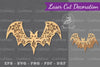 Floral Bat Laser Cut Decoration Clipart Bundle