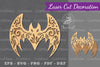 Floral Bat Laser Cut Decoration Clipart Bundle