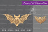 Floral Bat Laser Cut Decoration Clipart Bundle