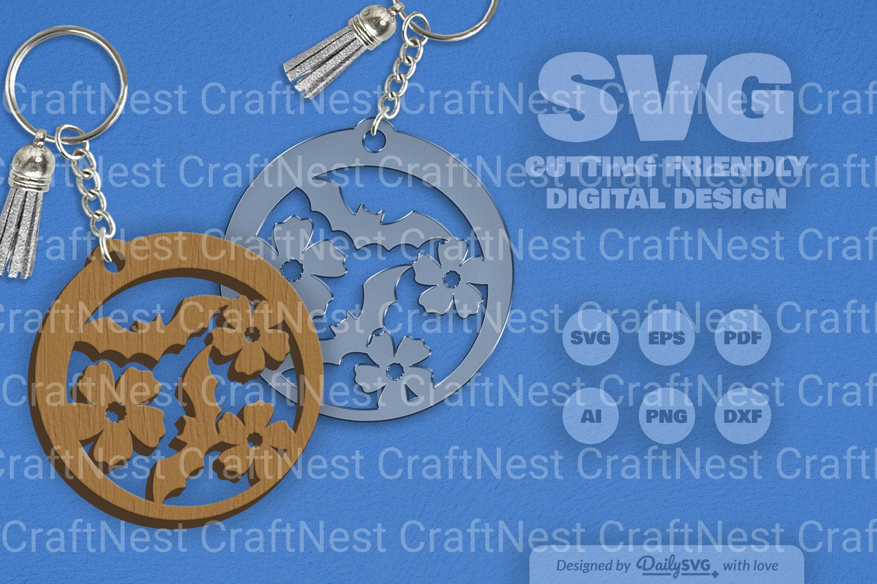 Floral Bats Halloween SVG Bundle