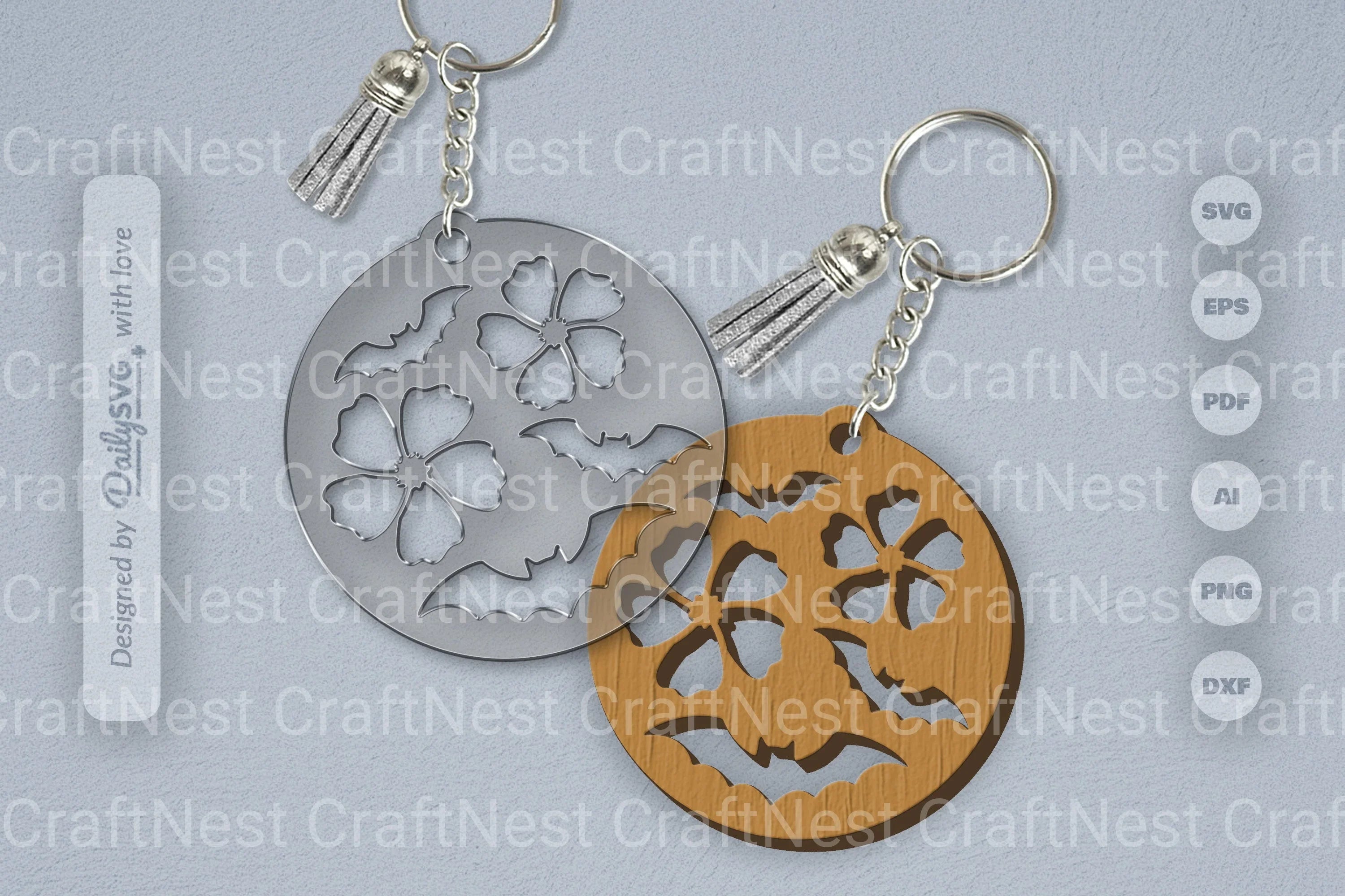 Floral Bats Halloween SVG Bundle