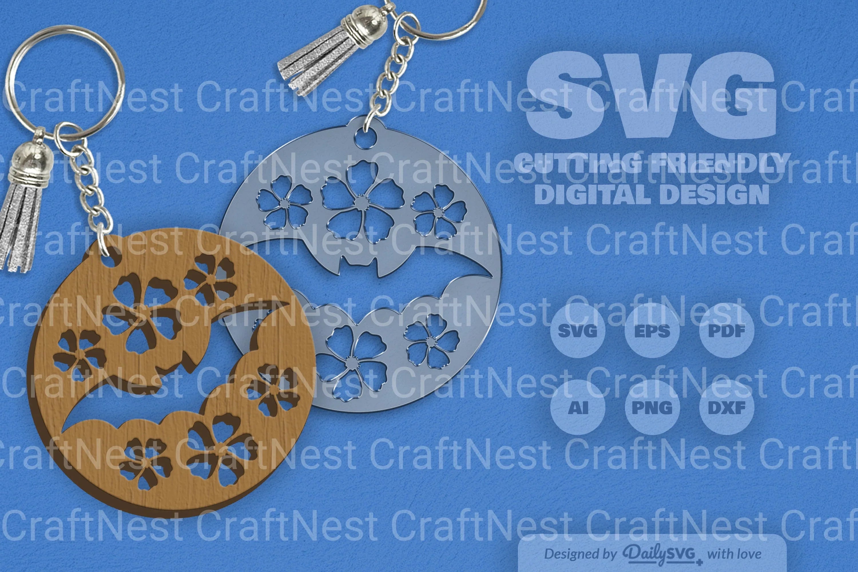 Floral Bats Halloween SVG Bundle