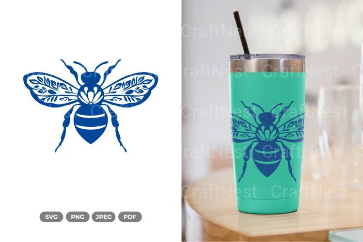 Floral Bee Spring SVG Bundle - CraftNest - Digital Crafting and Art