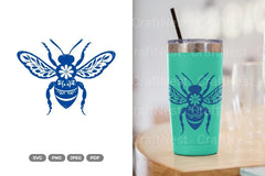 Floral Bee Spring SVG Bundle - CraftNest - Digital Crafting and Art