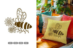 Floral Bee Spring SVG Bundle - CraftNest - Digital Crafting and Art