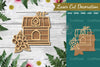 Floral Birdhouse Laser Cut Decoration Clipart Bundle